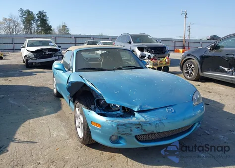 2001 Mazda Mx-5 Miata Ls/Special Edition из США, поврежденный, VIN JM1NB353010207087
